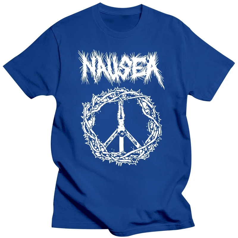 Nausea t shirt crust punk band