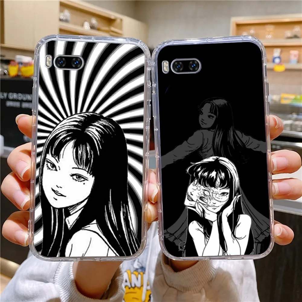 T-Tomie J-Junji I-Ito Anime Phone Case For Huawei Mate P10 P20 P30 P40 P50 Smart Z Honor 50 60 70 Pro Lite Transparent Case