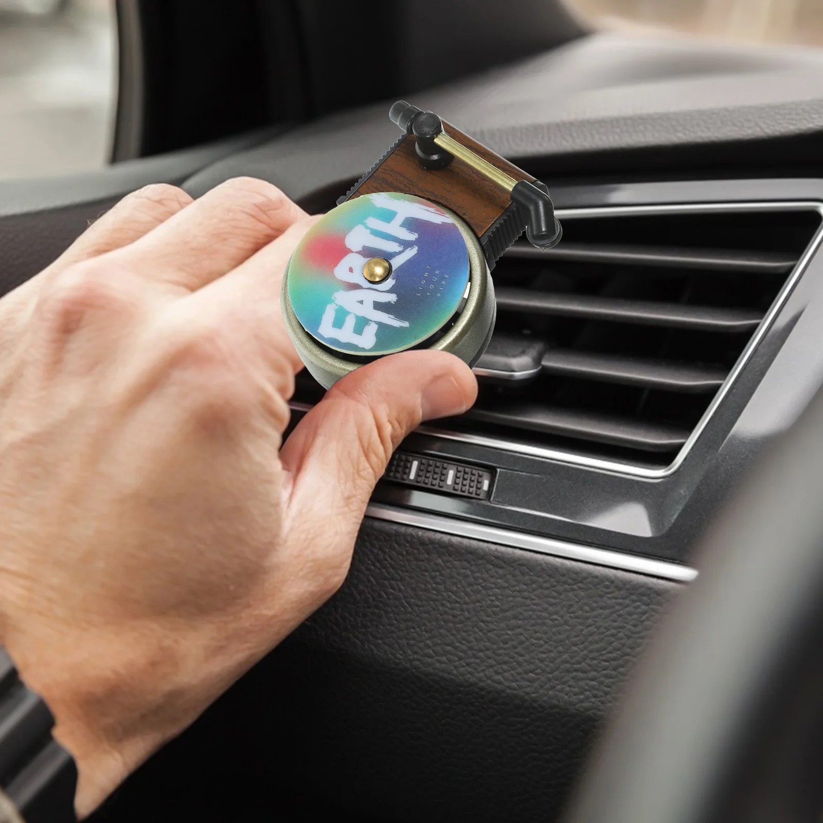 

24 Pcs Aromatherapy Tablets Car Air Freshener Essential Oil Diffuser Scent Refill Pads PE Material Record Player Turntable