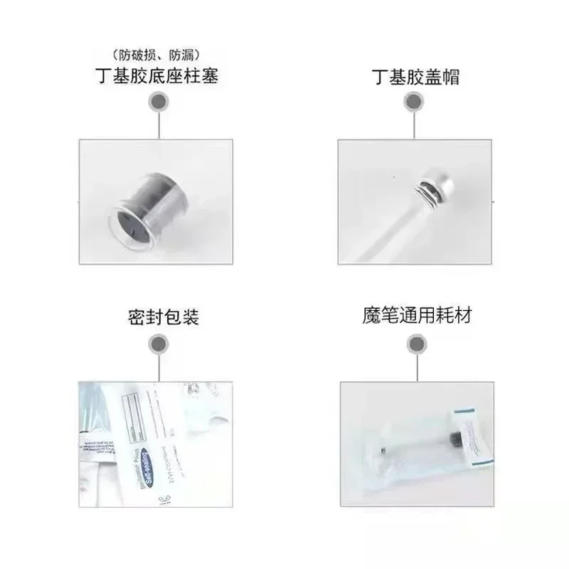 100pcs 3ml Individual Packaging Cassette Insulin Bottle for Insulin Injection Pen Vacuum aseptic disposable glass bottle