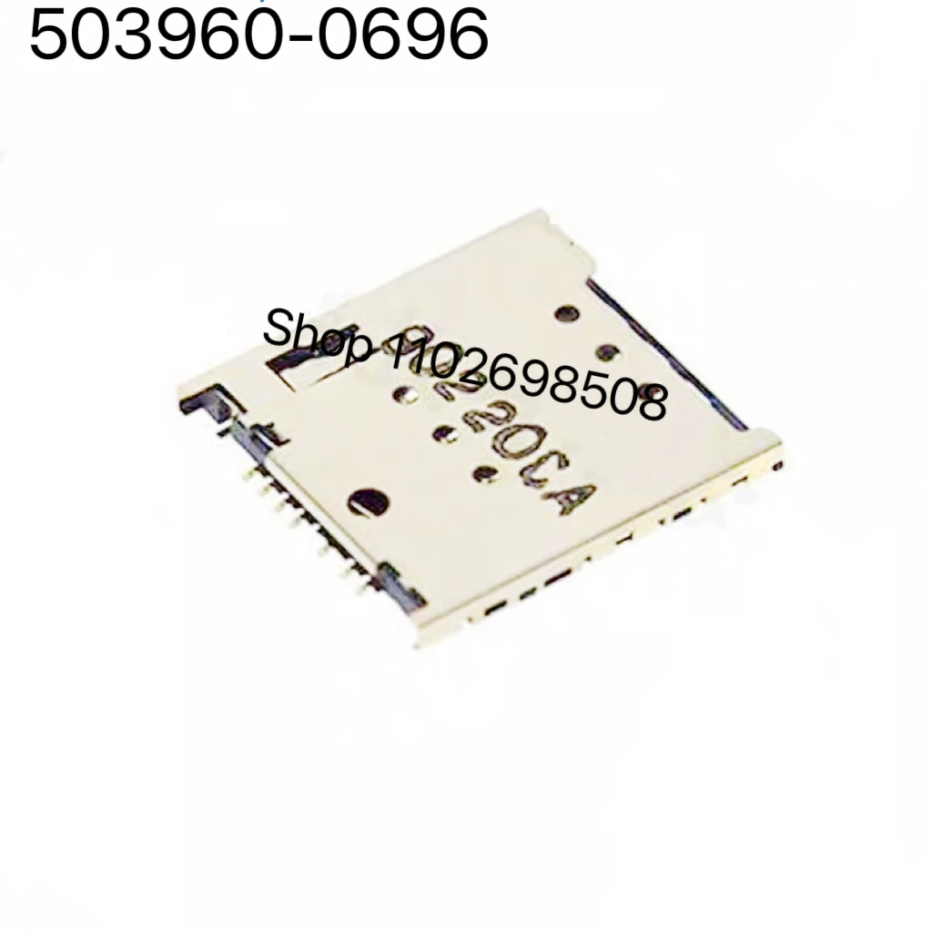 

10PCS MOLEX 5039600696 SIM card holder, 503960-0696, 1.42 high