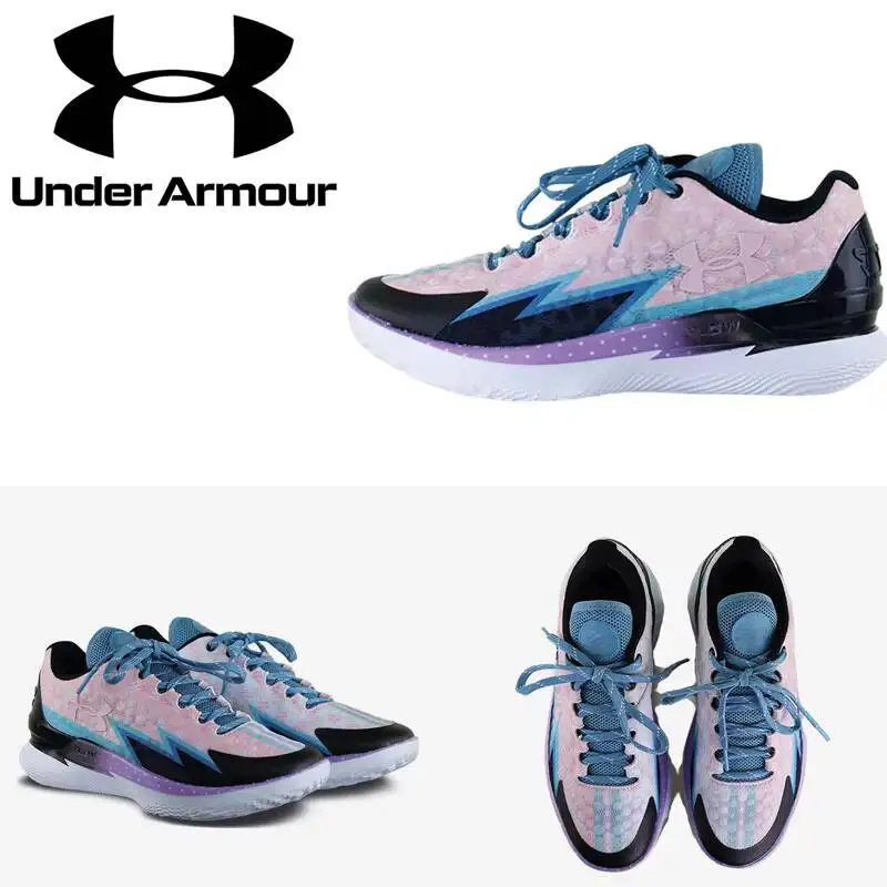 New Under Armour Unisex Sport Basketball Shoes 3026278-400 Curry Signature UA Flow Cushioned Breathable Sneakers