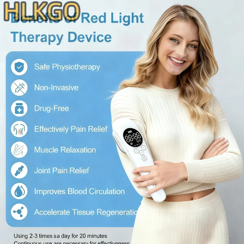 

Portable 3x808nm Laser Therapy Device LLLT Physiotherapy for Knee Pain Arthritis & Pet Pain Treatment