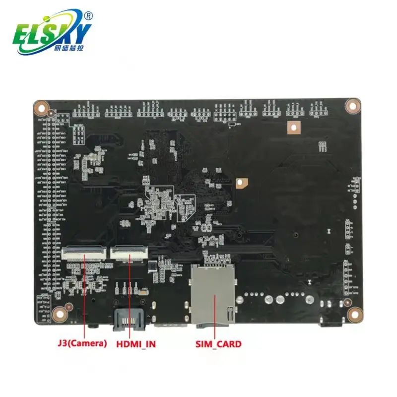 Android  Motherboard Rockchip RK3399 CPU 2G/4G/8G/16G/32G RAM Storage  HD-MI LVDS EDP 6*USB 2.0 4*COM  1 or 2 RJ45 LAN