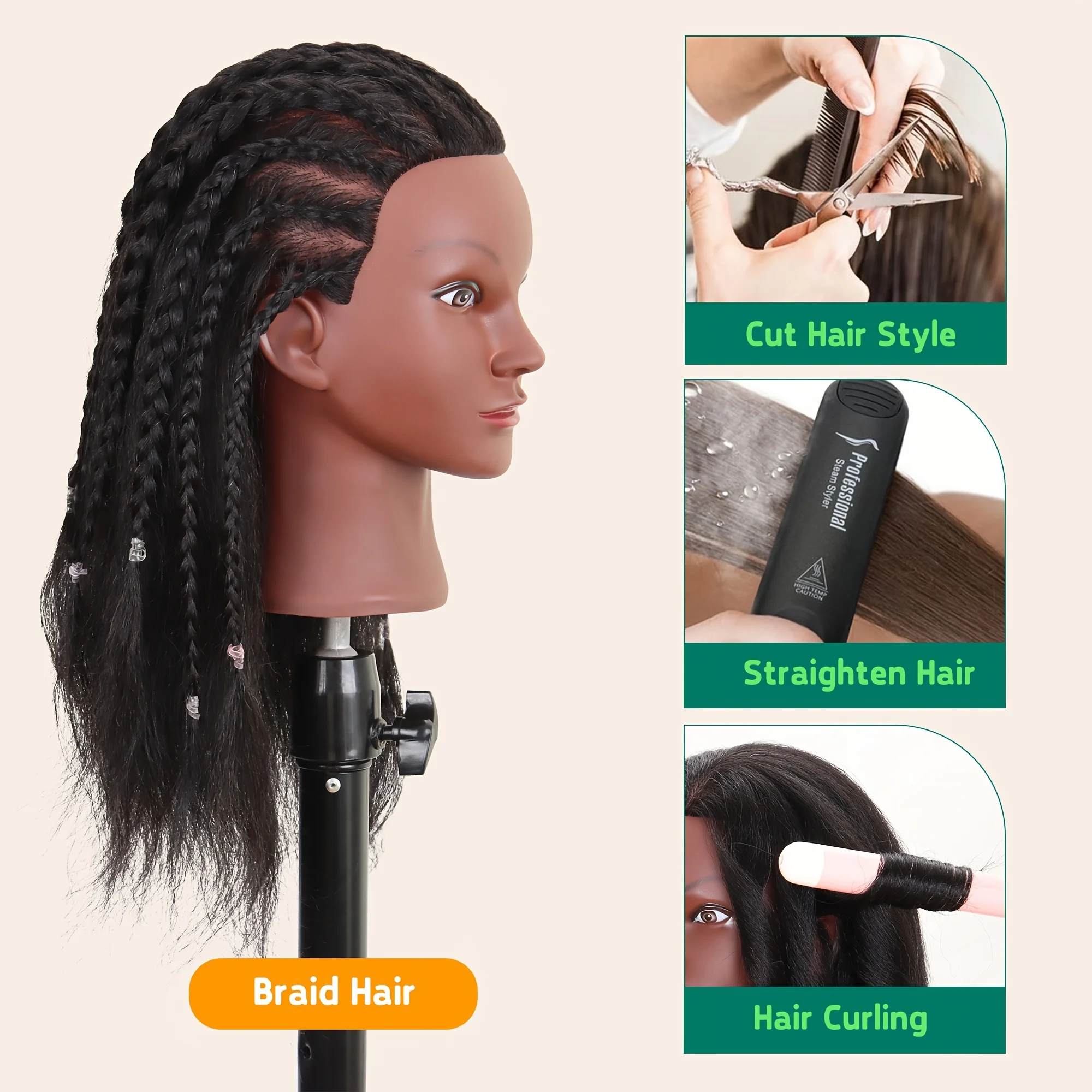 Thumbnail 2 - #70 Best Mannequin Hair Styling Heads to Buy In 2026