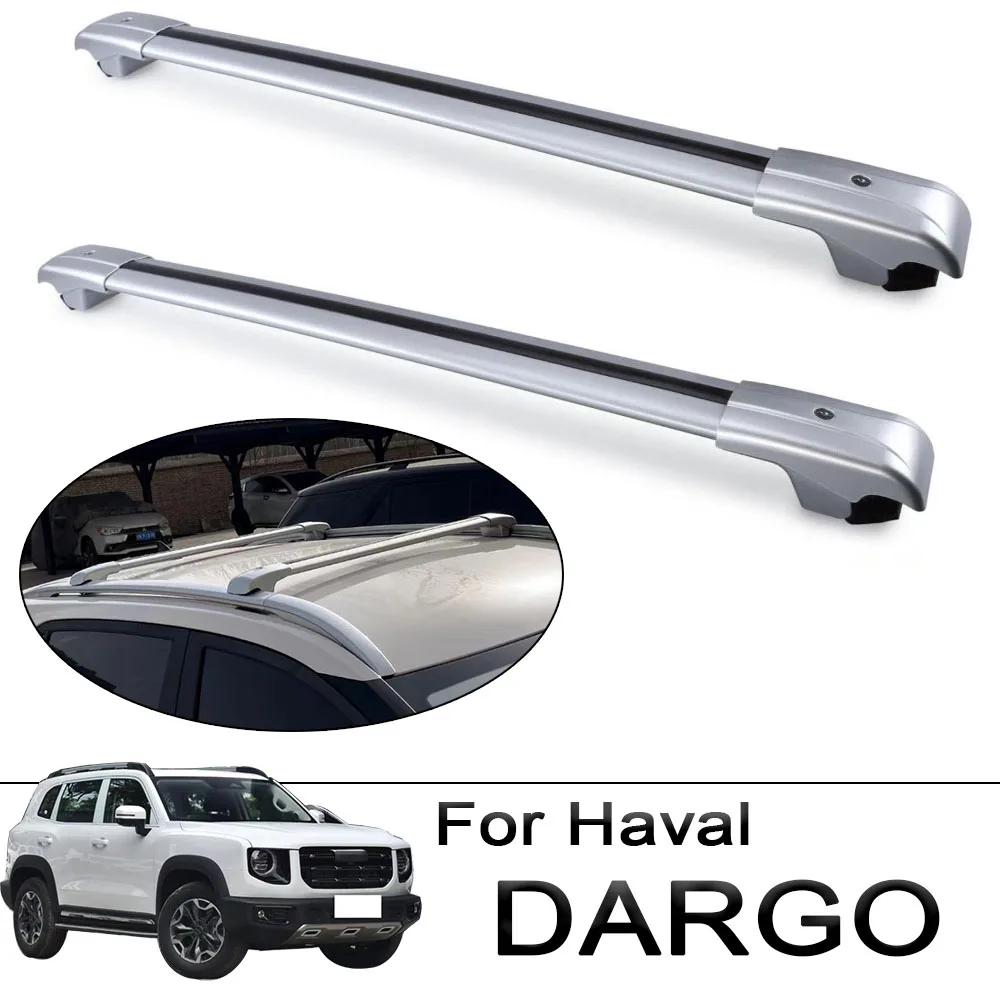 Upgrade Roof Rack Cross Bars with Antitheft Locks For 2021 2022 Haval DARGO Aluminum Roof Rail Rack Cross Bar Crossbar Fit