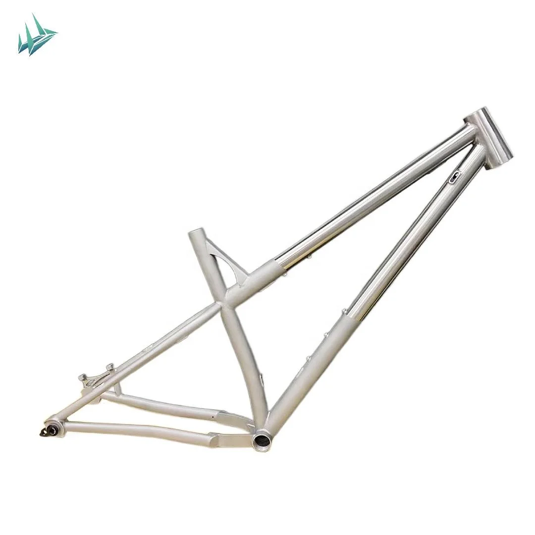 Custom 29er MTB Titanium Bicycle Frame Factory Direct Sales Mountain Bike Frame With Internal Cable Routing