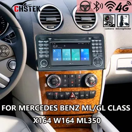 CHSTEK Radio Android For Mercedes Benz ML/GL Class X164 W164 ML350 ML300 GL500 ML320 ML280 GPS WIFI Auto Vedio Wireless Carplay