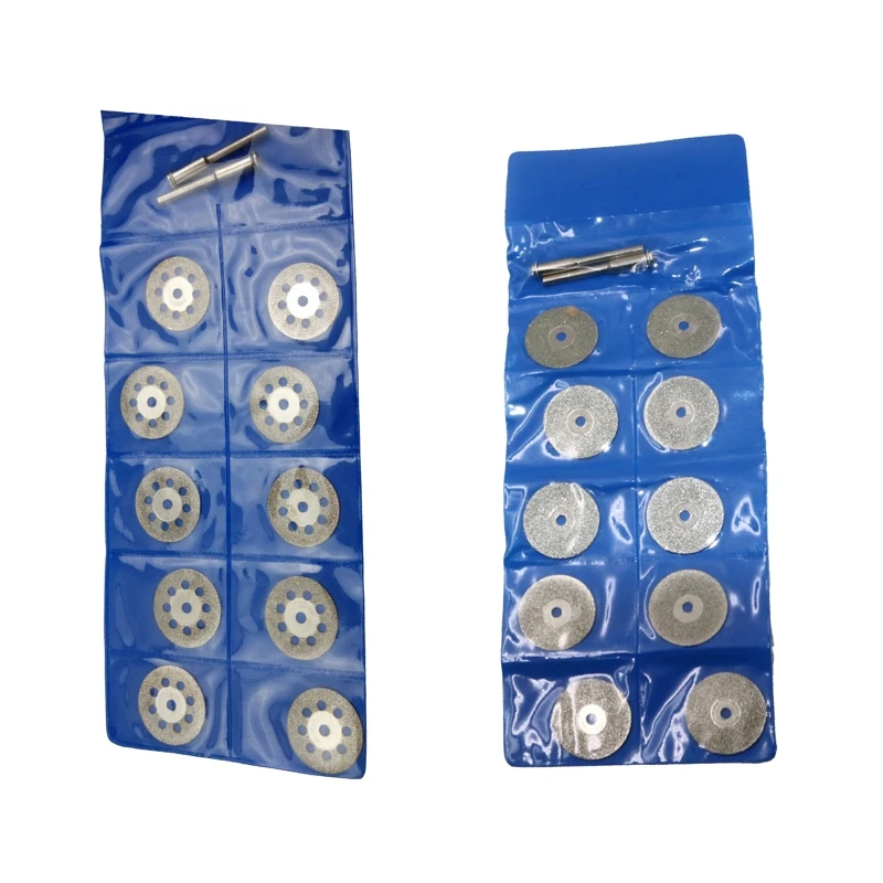 12 Pcs/Set Cut-Off 22mm Mini Abrasive Diamond Cutting Discs Rotary Tool Accessories for Laminates Plastic