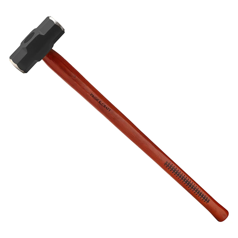 6-20lb Stoning Stone Head Long Sledge Hammer with Wooden Handle