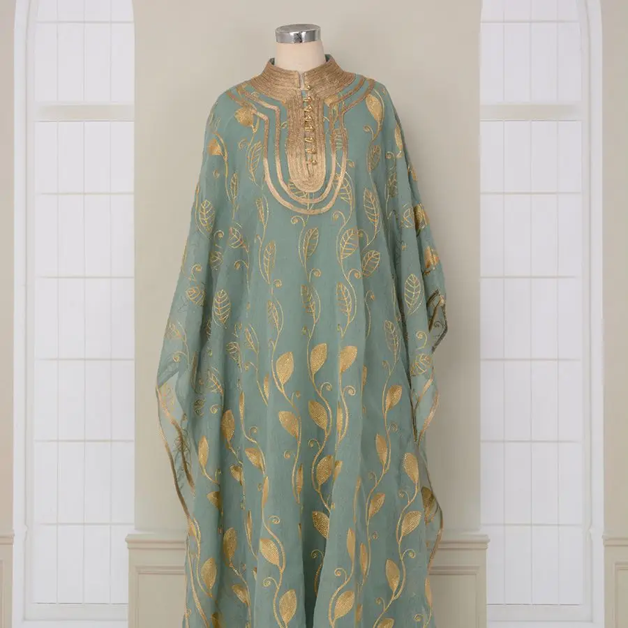 Two Piece Set Of Long Robe And Vest Evening Dress Women Muslim A-line Prom Gown Formal Events Customized Fashion Dubai Arabic