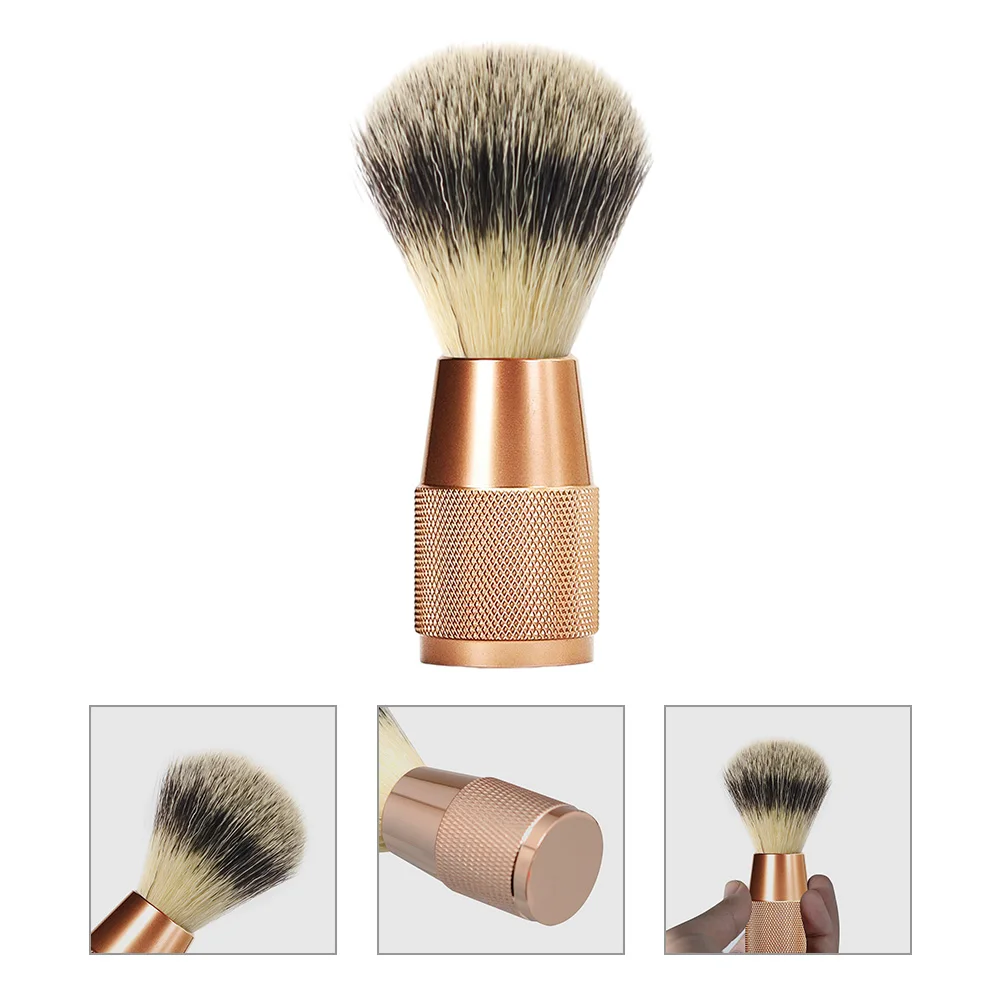 

Shaving Brush Beard Brushes for Men Facial Hair Accessories Scrubber Portable Travel