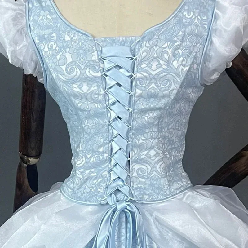 2025 New Halloween Cinderella Dress Newest High Quality Cosplay Princess Costume Adult Lace Up Corset Wedding Evening Party Ball