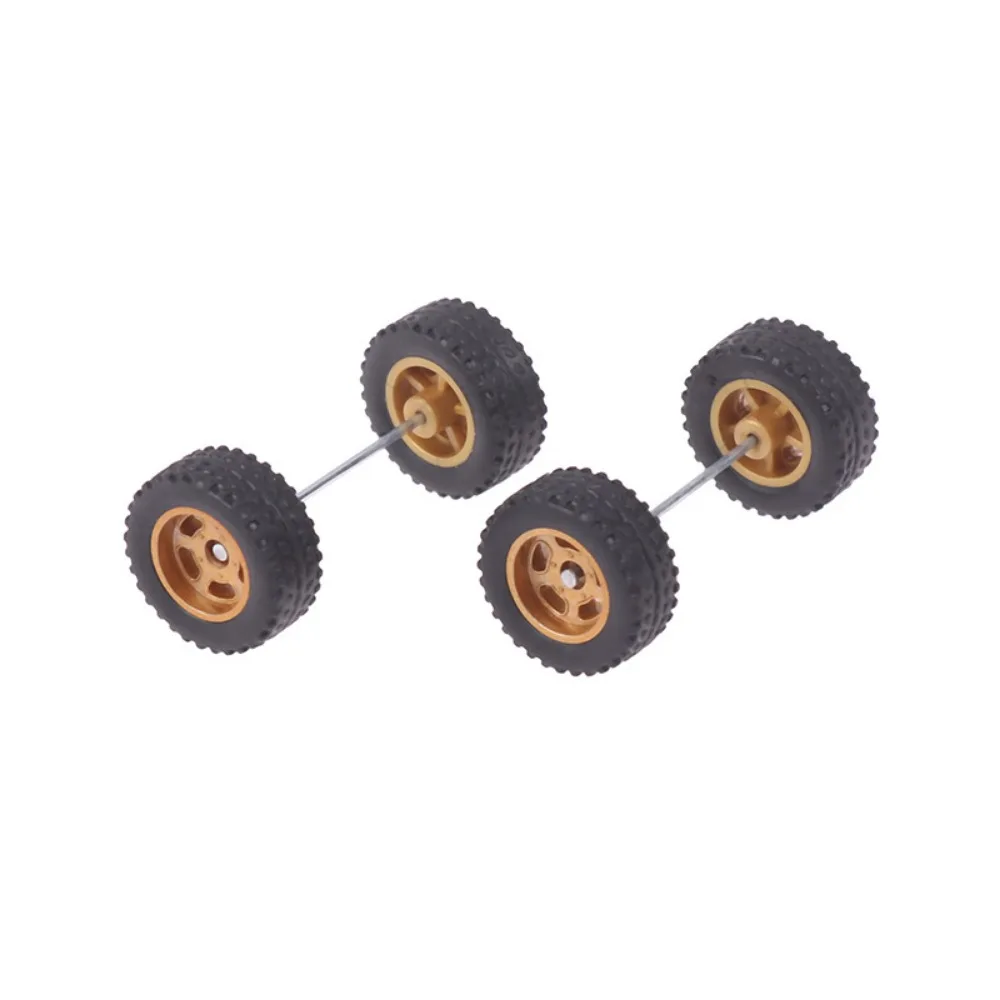 1Set New 1/64 Modified Wheel Hub Diameter 14*5.5mm Plastic Remote Control Car Modified Tires Rubber Tires
