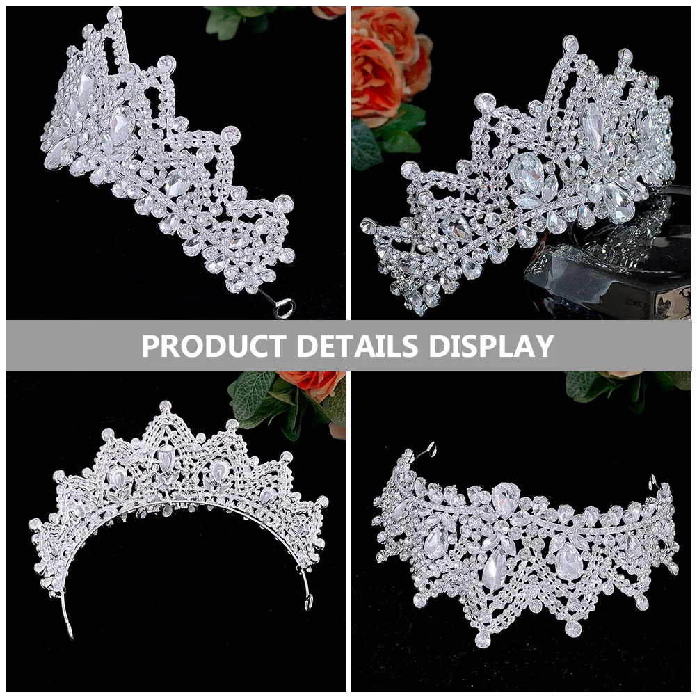 

Birthday Queen Crown Hair Accessory The Bridal Headband Crowns for Women Man Accessories