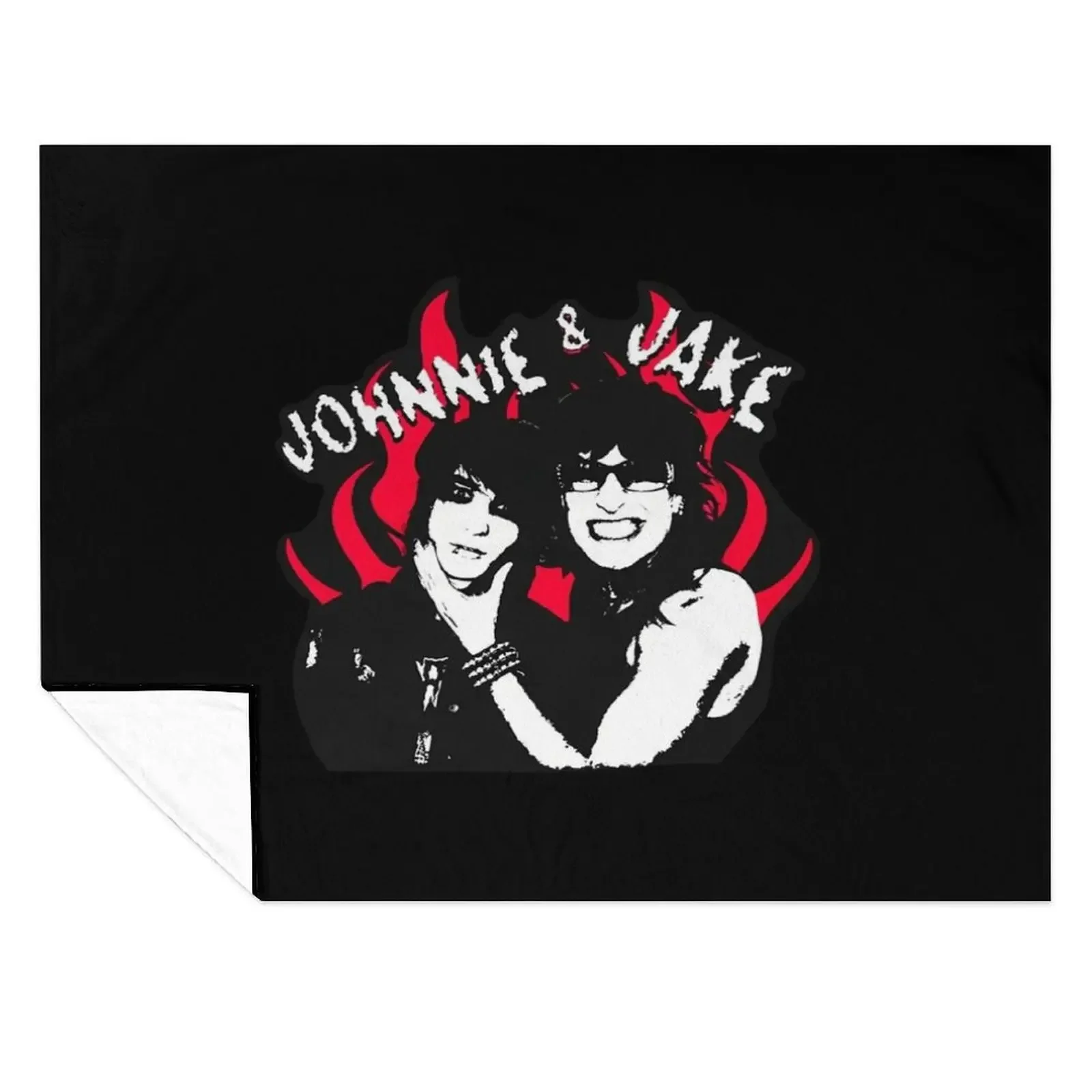 

Jake And Johnnie Flames Throw Blanket Furrys Summer decorative Thermal Blankets
