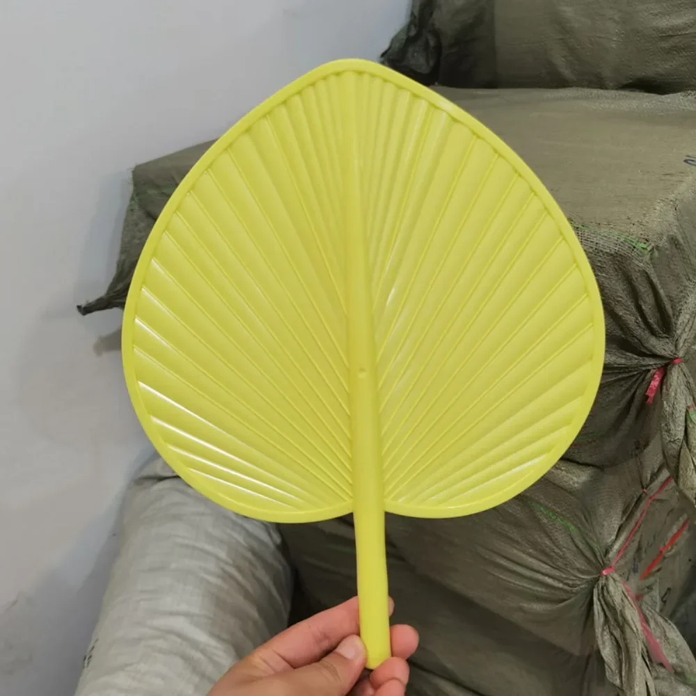 New Summer Hand Cranked Large Palm Fan with Thickened and Increased Pressure Resistance, Bendable Household Banana Fan