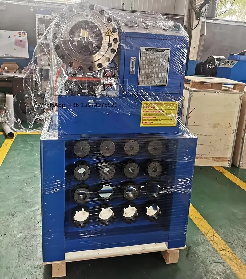 2026HotSellingFast Speed Good quality 1/8 inch to 2 inch 4 wires hydraulic hose crimper with quick dies tool and 12 sets of dies