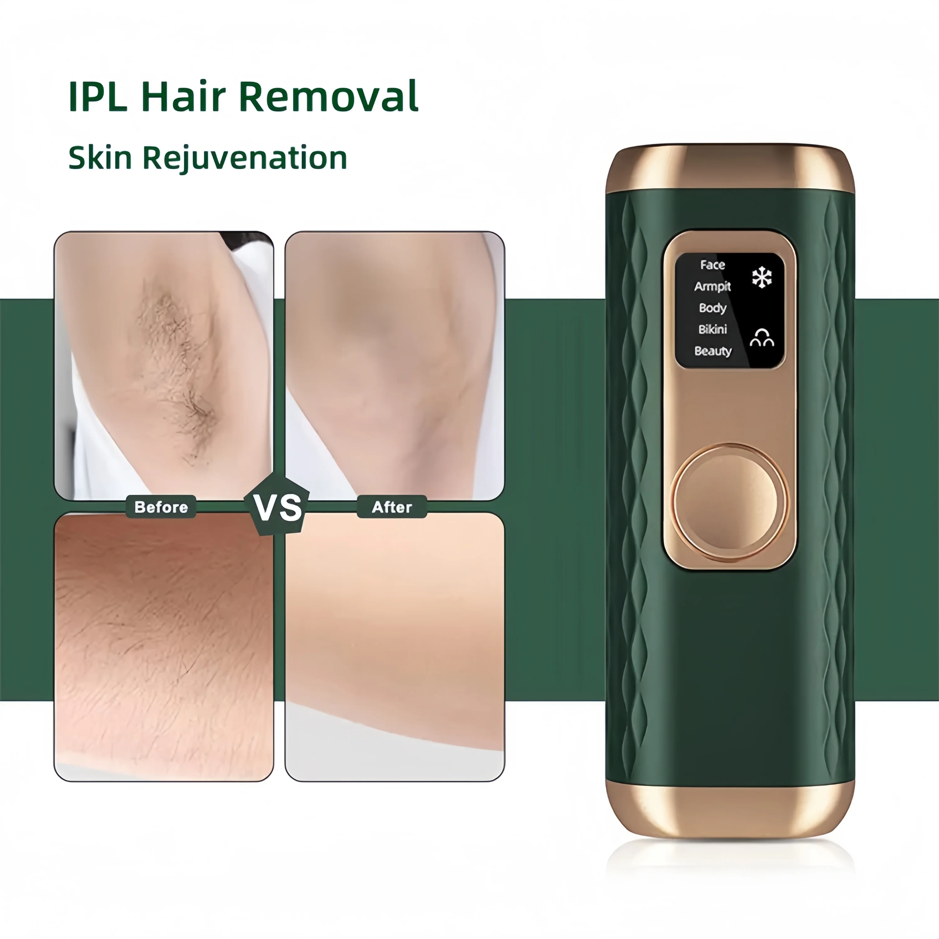 IPL Laser Ontharing Machine Ice Cool Pijnloos Epilator Vrouwen Vriespunt Epileren Huidverjonging voor Thuisgebruik Apparaat