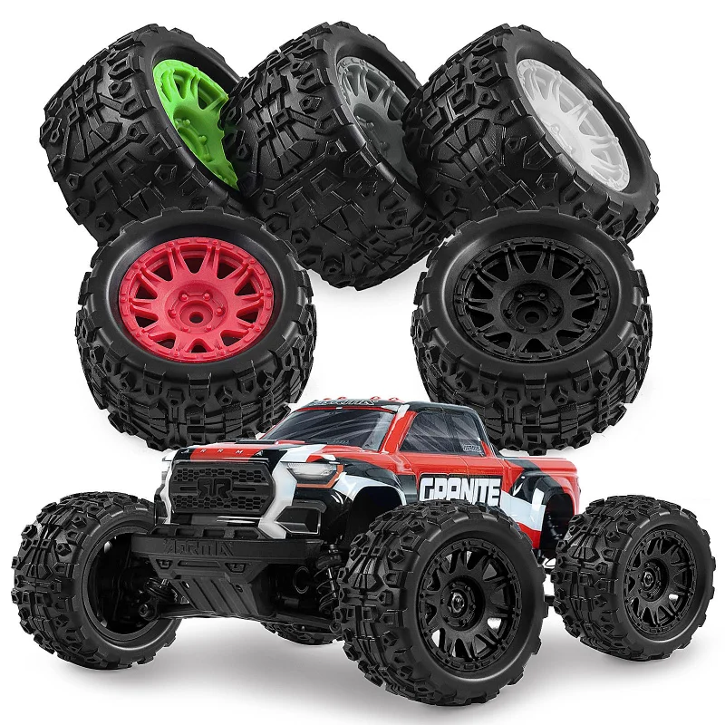 

Шины для ARRMA TYPHON GRANITE GROM 1/18: Big Tire, Giant-Toothed Tire, Small Granite W309
