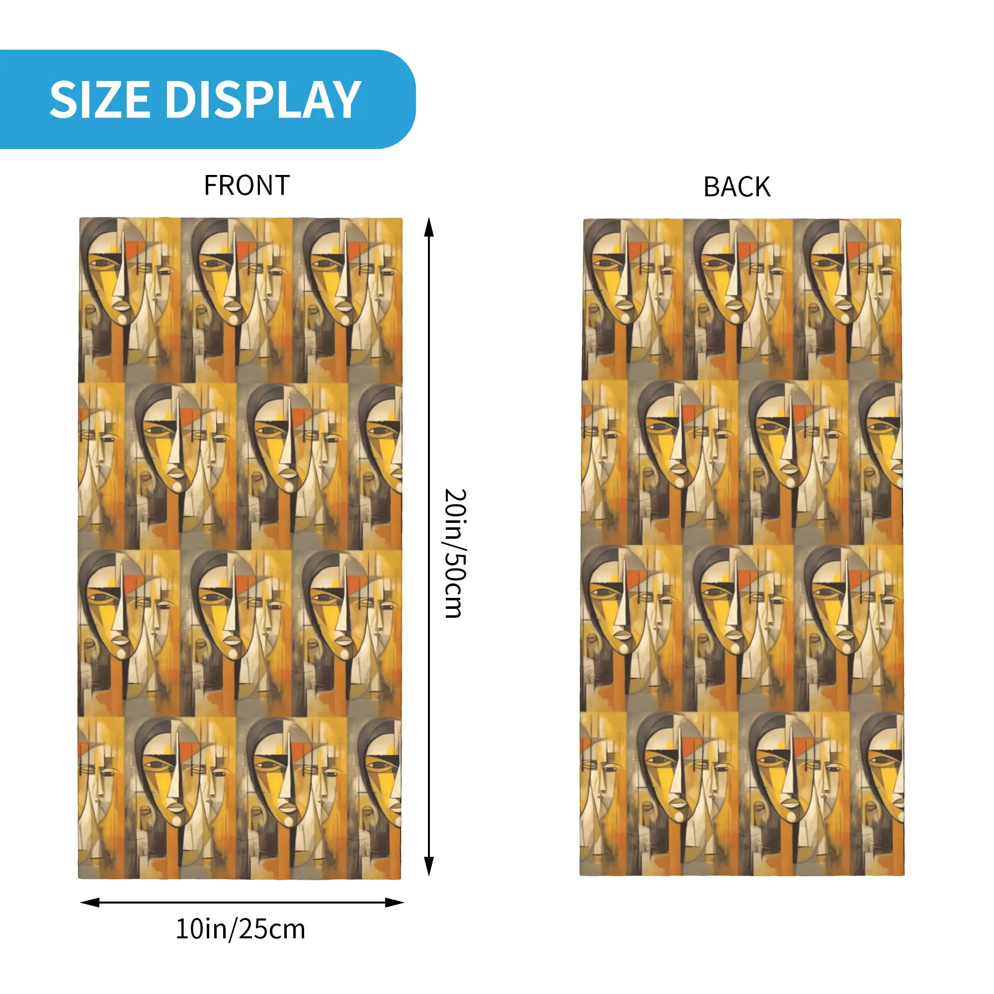 Pablo Picasso Bandana Neck Gaiter Printed Face Scarf Balaclava Running Unisex Adult All Season