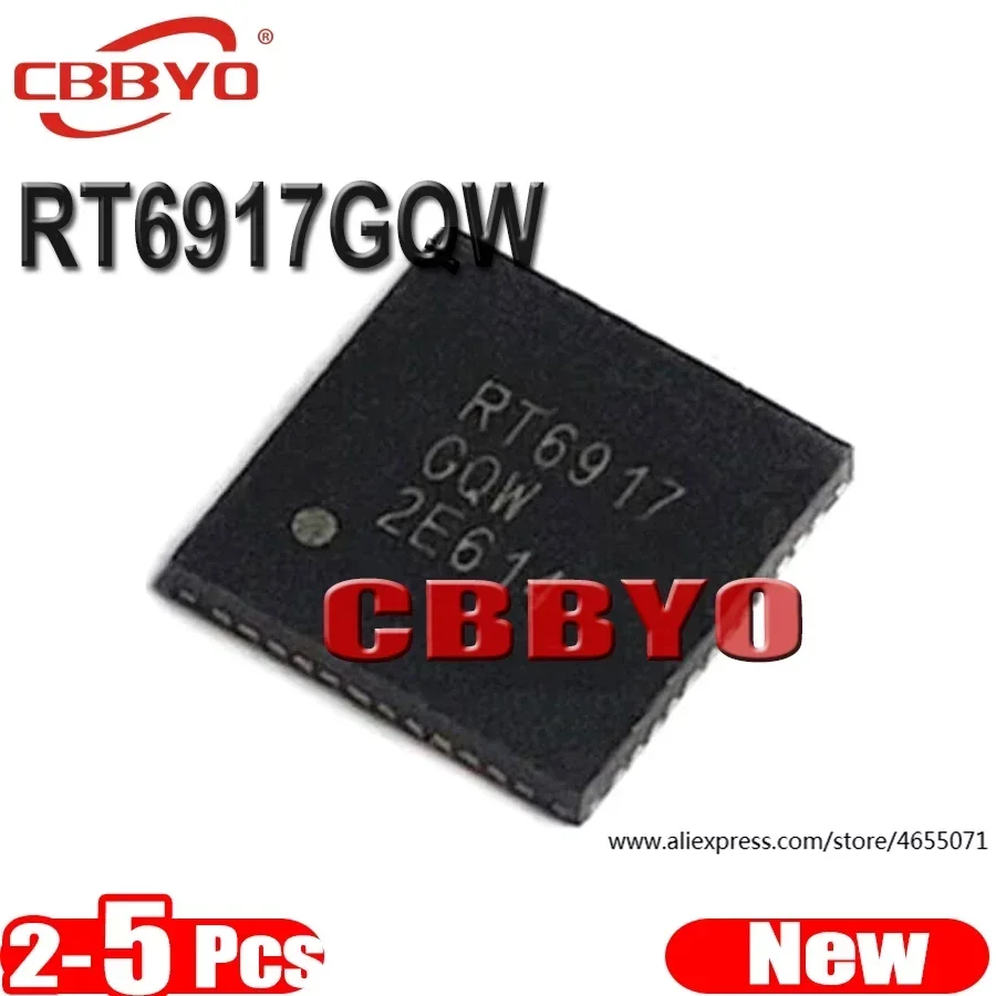 (2-5 peças) 100% novo chipset RT6917 RT6917GQW QFN-48