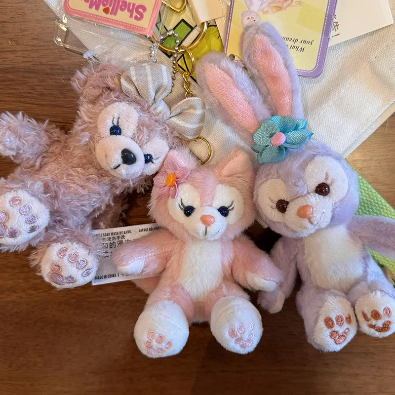 12 سنتيمتر حالمة الكرتون ألعاب من نسيج مخملي الوردي لطيف لينا حسناء حقيبة الظهر قلادة ألعاب من نسيج مخملي حقيبة الإكسسوارات قلادة المفاتيح هدية