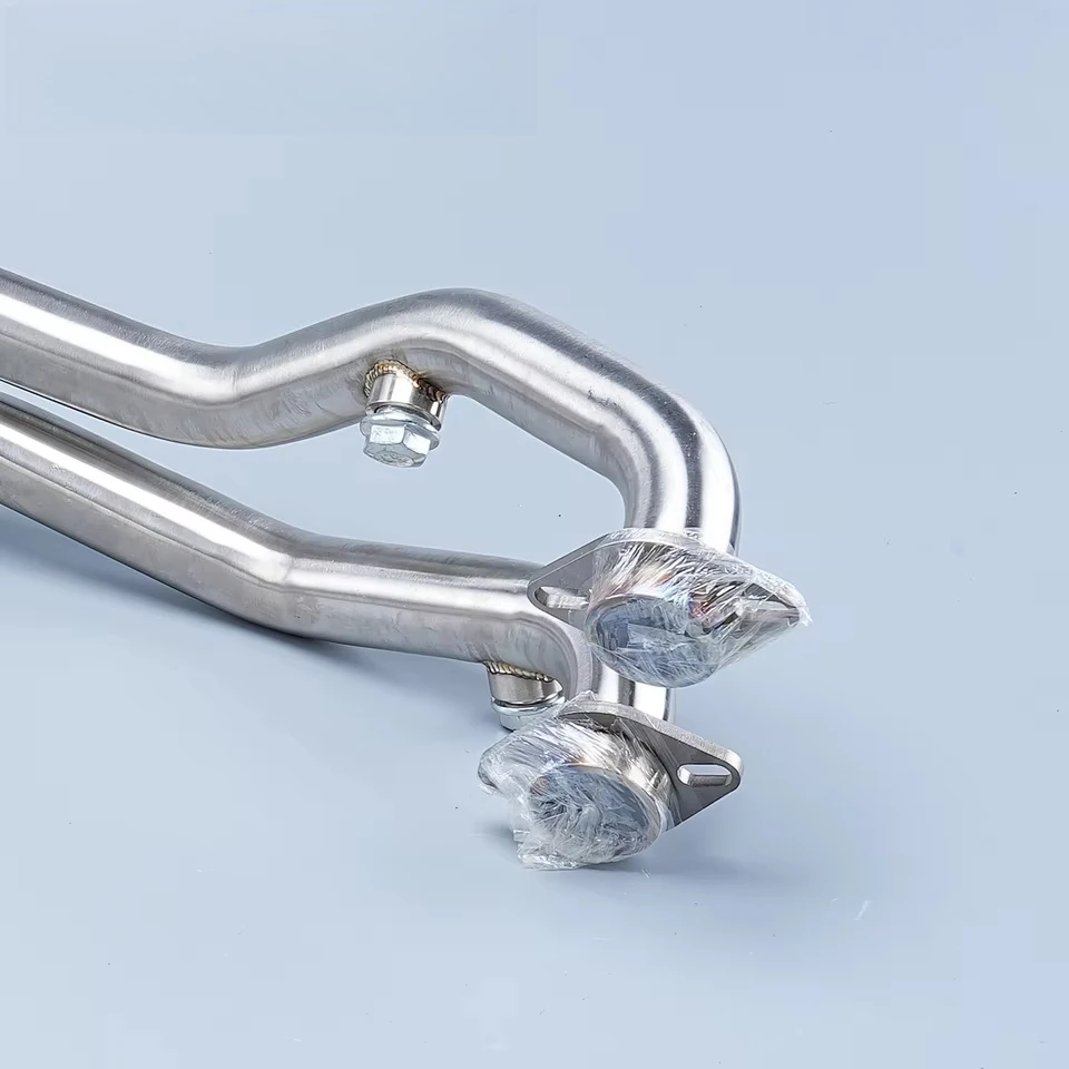 STLF New Leoncino 500 Exhaust for Benelli Motorcycle BJ500 Carbon Escape Muffler with DB Killer Leoncino Moto Exhaust Pipe