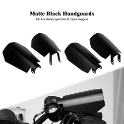 Motorcycle 2PCS Handle Bar Hand Guards Protector Wind Deflector Shield Cover For Harley Dyna Sportster XL 1200  Softail Touring