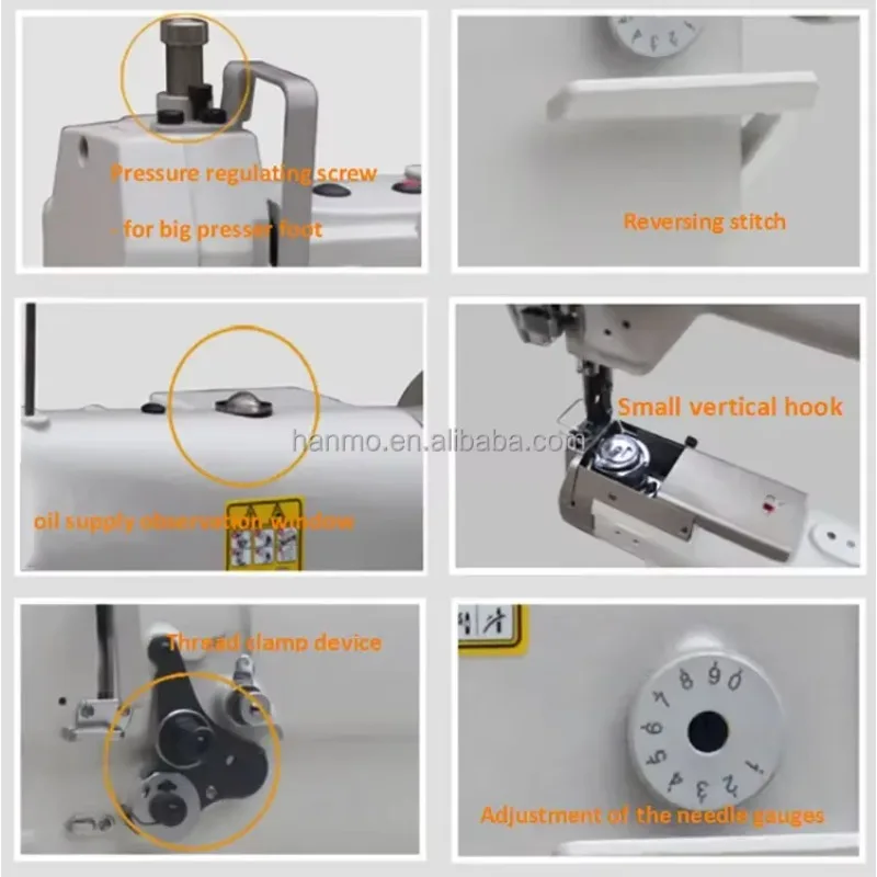 MC 341-A Cylinder Bed Compound Feed Heavy Duty Lockstitch Sewing Machine