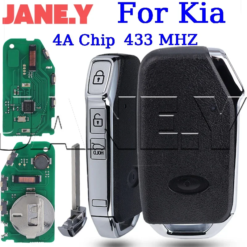 

Car Remote Control Key For Kia Sportage K5 Forte After 2017 Q2000 81996-M6100 Car Key 4A 433MHz Auto Smart Promixity Card