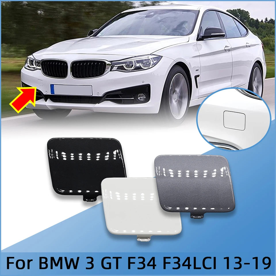

For BMW 3 Gran Turismo GT 2013-2019 #51118099893 Auto Front Bumper Tow Hook Cover Cap Hauling Towing Trailer Lid Garnish Trim