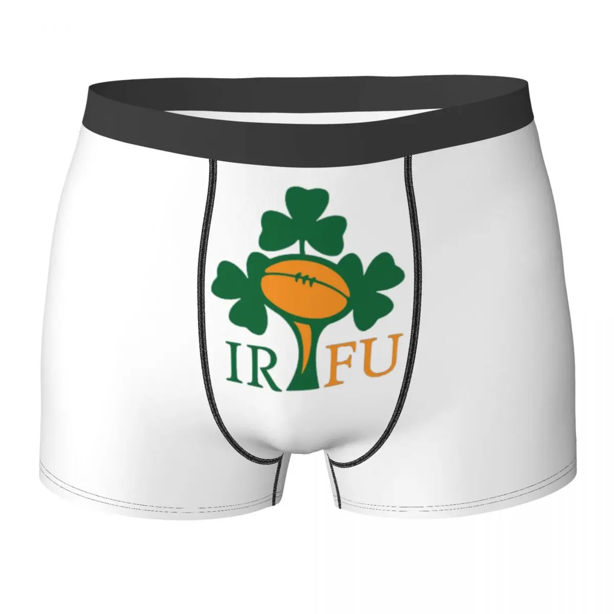 Boxer Underpants Shorts Ireland Rugby Team  Panties Men's Ventilate Underwear for Homme Man Boyfriend Gifts