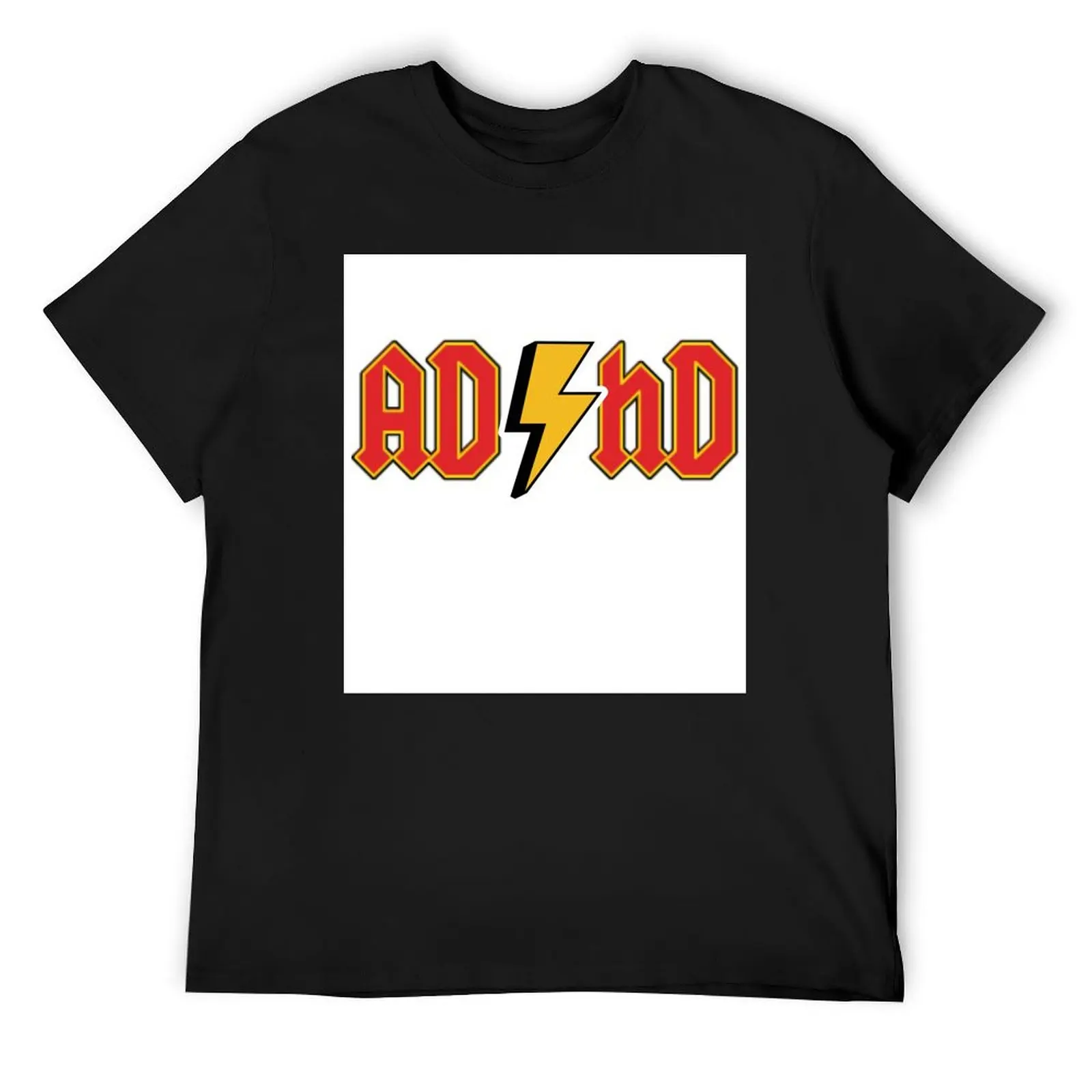 

AD/HD vs. AC/DC T-Shirt blacks shirts graphic tees quick drying cotton t shirt men