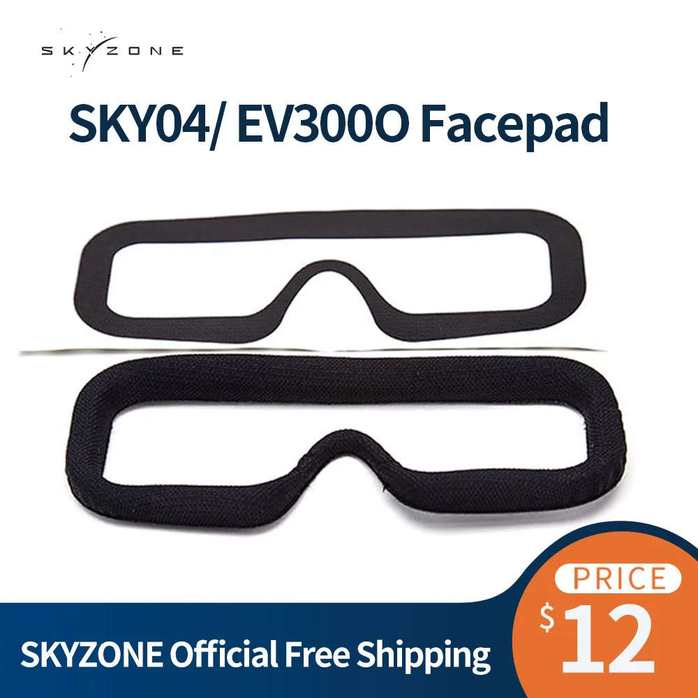 SKYZONE SKY04/ EV300O FPV Goggles Facepad Cloth/Foam/PU 3 Material for Replacement Parts Accessories