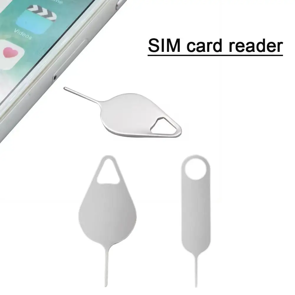 10PCS Sim Card Tray Removal Eject Pin Key Tool for iPhone iPad Universal Cell Phone Sim Cards Tray Pin Accessories