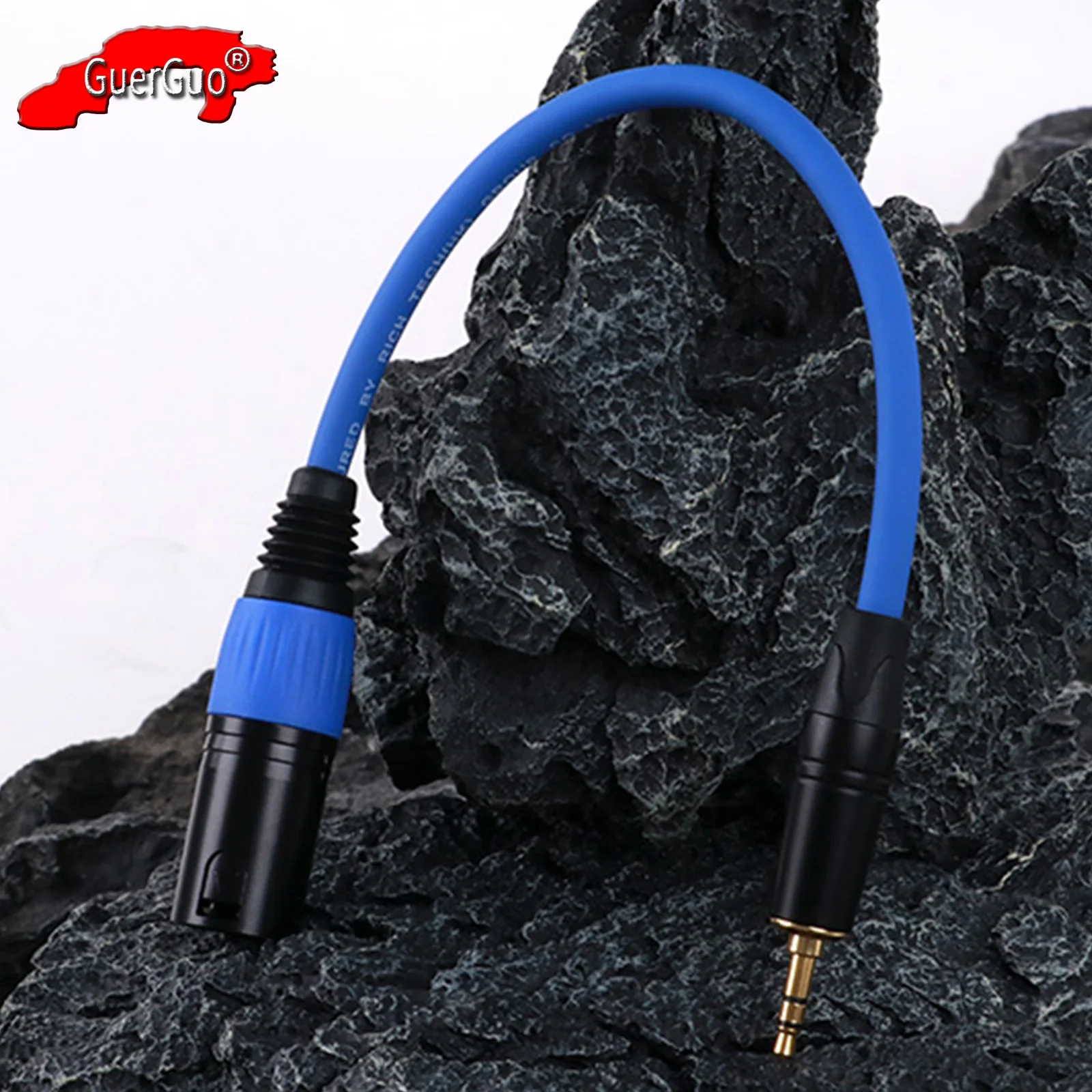 

3.5mm to XLR Cable,3Pin XLR Male to Gold-Plated Aux 1/8 Inch TRS Stereo Male Jack Audio Extension Shielded Cord Adapter