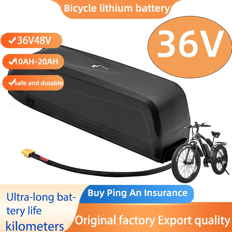 Hot EU 36v15AH  Hailong Customized Downtube Ebike Battery Case Electric Bicycle Battery Box