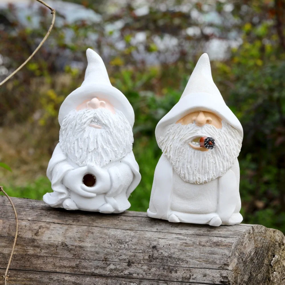 Funny Elf Garden Sculpture Ornaments Collectible Decoration Crafts Dwarf Figurines Home Decor ElvesDecor Micro Landscape Garden