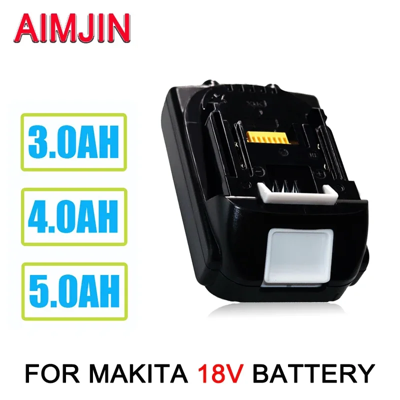 

18V BL1820B BL1830B 3.0Ah/4.0Ah/5.0Ah for Makita Li-Ion Battery Replacement BL1815 BL1850 BL1840 BL1860B LXT400 Compatible