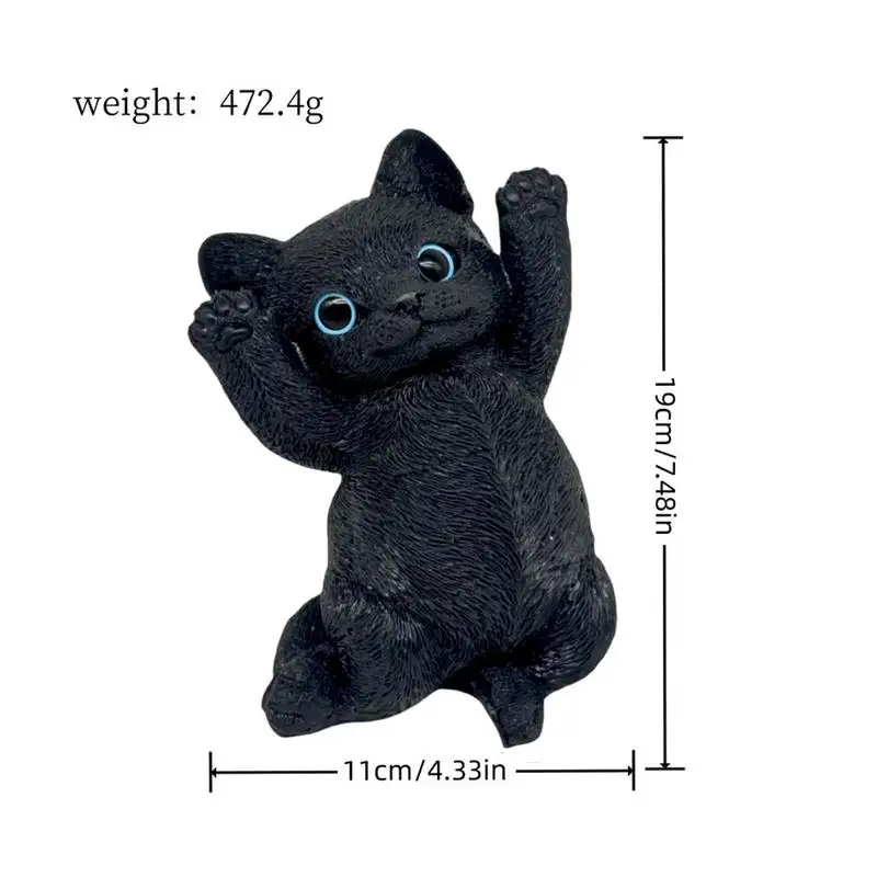 Gato squish pata realista estresse squish brinquedos gatinho mochi squish brinquedos adorável alívio do estresse brinquedos com olhos encantadores para o estresse