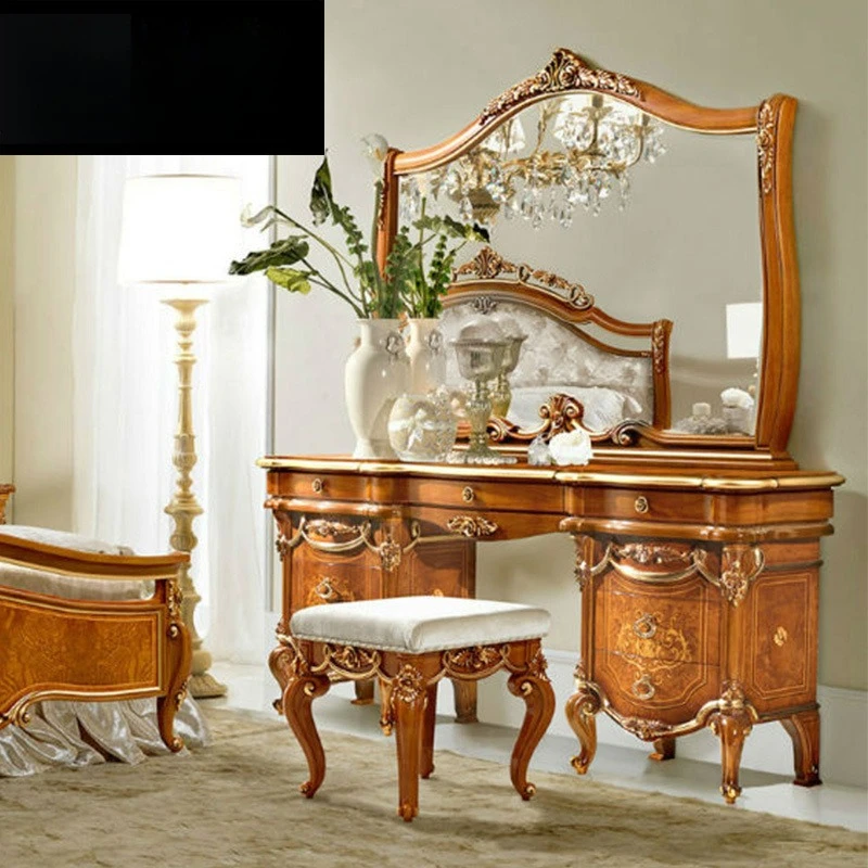 French dressing table, pastoral dressing table, bedroom small apartment, simple dressing table, large apartment furniture