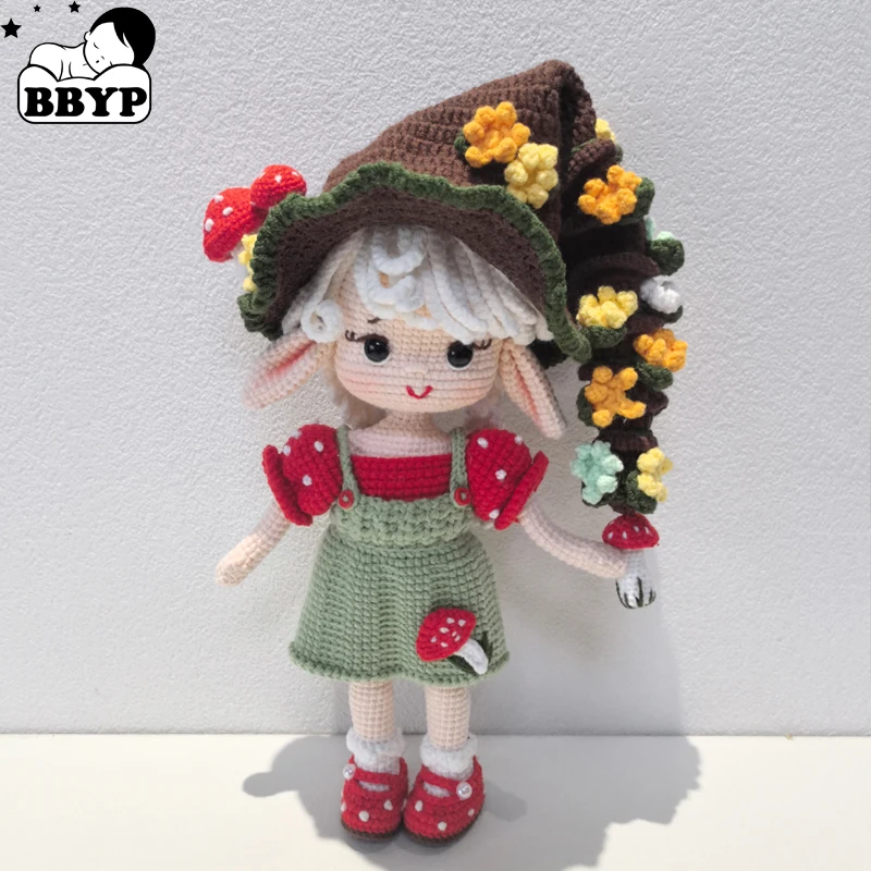 

Handmade Knitting Doll Hornbeam Elf Dolls Crochet Dolls For Home Accessories Pattern Craft Toy Ornaments