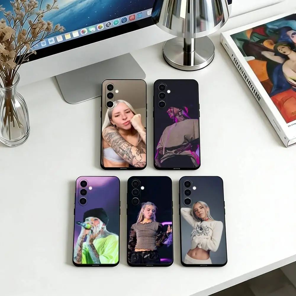 Young Miko Singer Phone Case Soft black For Samsung Galaxy A73,A72,A71,A70,A53,A52,A51