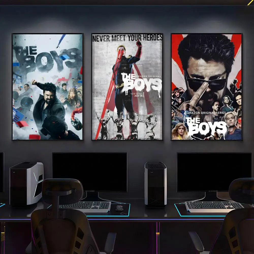 TV Series T-The Boys Classic Poster Versatile HD Waterproof Wall Art Self-Adhesive Decor For Any Space Ideal Gift