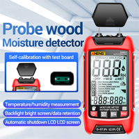 GN601 Wood Moisture Meter Wall Water Tester Digital Humidity Meter Two Pins Hygrometer Concrete Cement Brick Detector