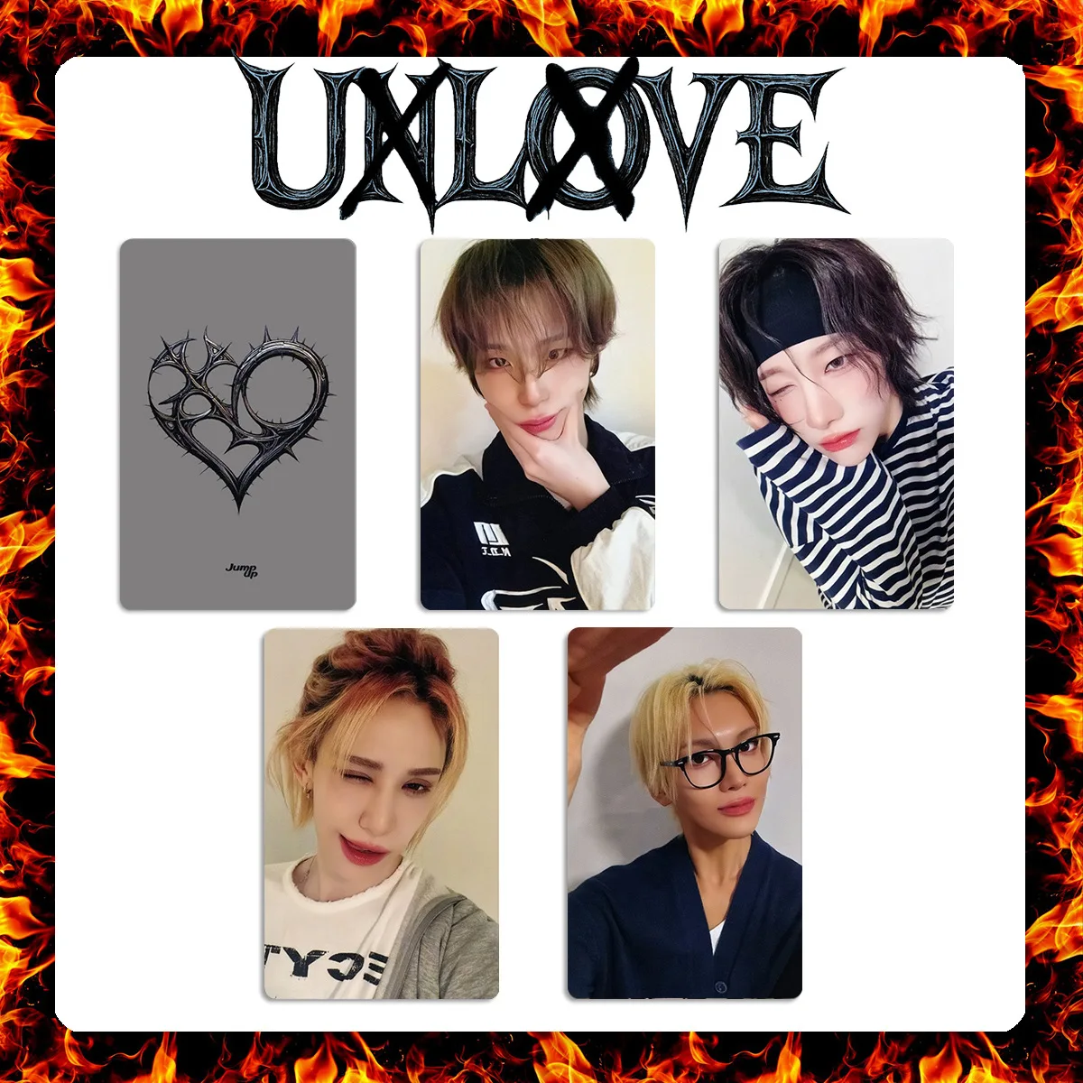 4Pcs/Set XLOV Idol Boy New Album UXLXVE High Quality Photocards HD