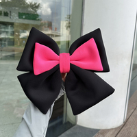 Women s Motorcycle Helmet Electric Bike Car Body Bowknot Decor Dual-color Bow Fashion Helmet Accessories