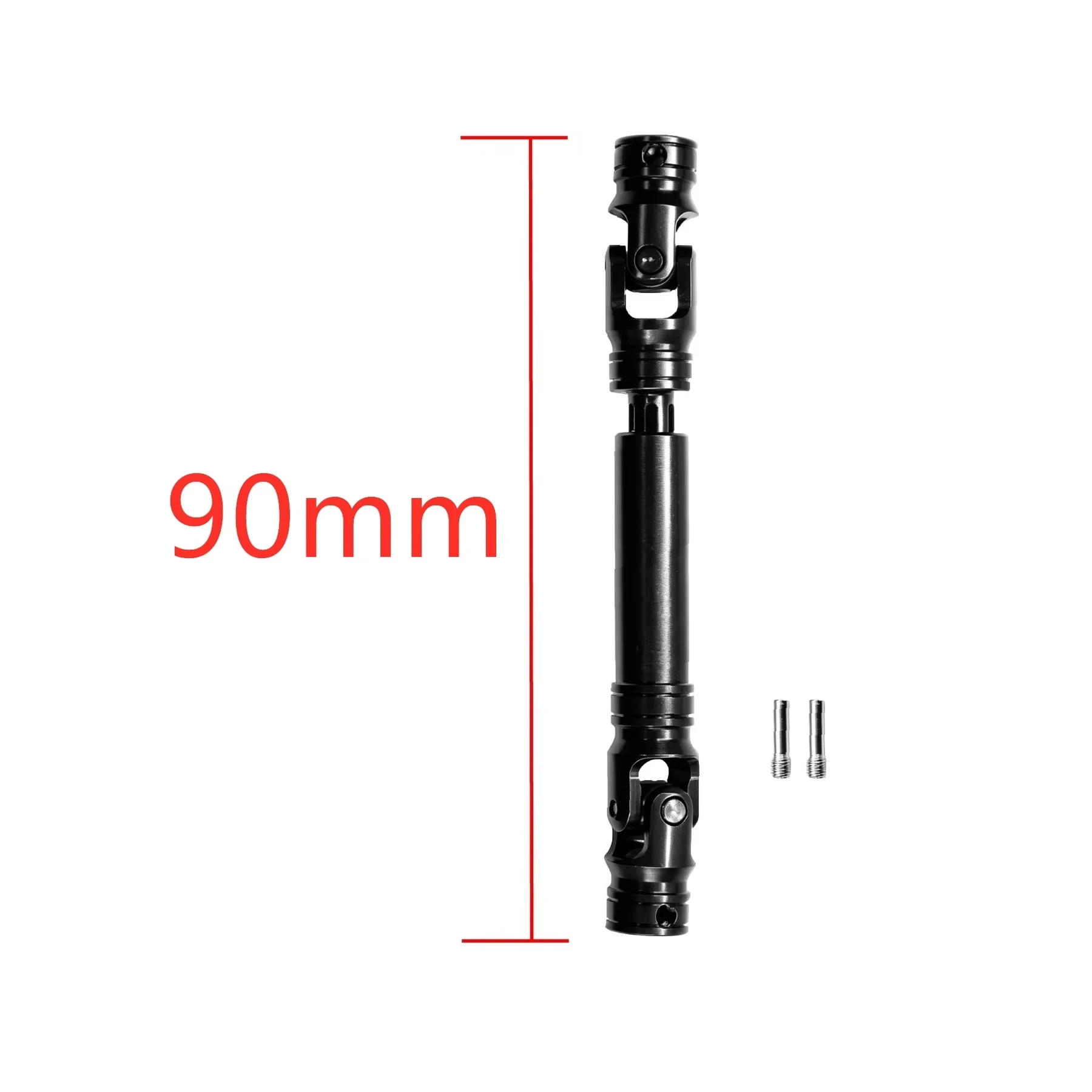 1pcs Metal Driveshaft Internal Spline Cardan Shaft for 1/10 RC Crawler Axial SCX10 Wraith TRX4 Upgrade Parts Accessories