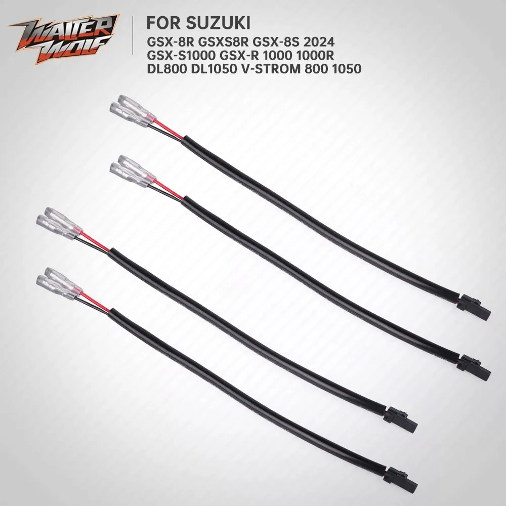 

Motorcycle Turn Signal Light Wire Cable Plug Connector For Suzuki GSX-8S GSX-8R V-Strom 1050 800 GSX-R GSX-S GSXR 1000 DL1000